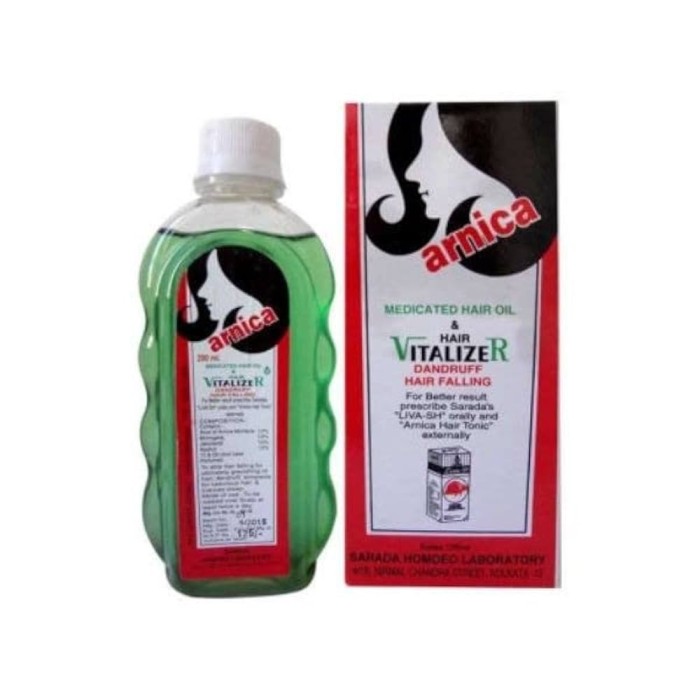 arnica mdeicated hair oil for dandruff and hair fall 100 ml