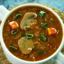 chicken schezwan soup half