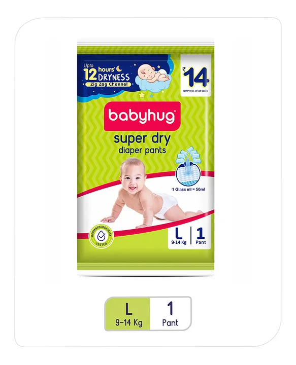 Babyhug super dry L (diaper pants)