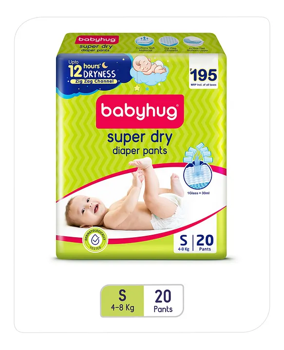 Babyhug superdry  S  (diper pants)