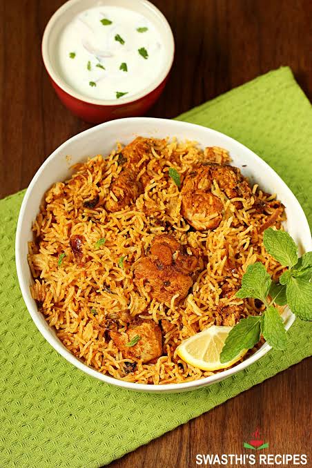 chicken biryani rice full